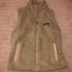 Patagonia Tan Fleece Vest